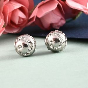 NWT Cubic Zirconia Sterling Silver Snake Earrings